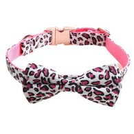 Leopar Fiyonklu Köpek Tasması